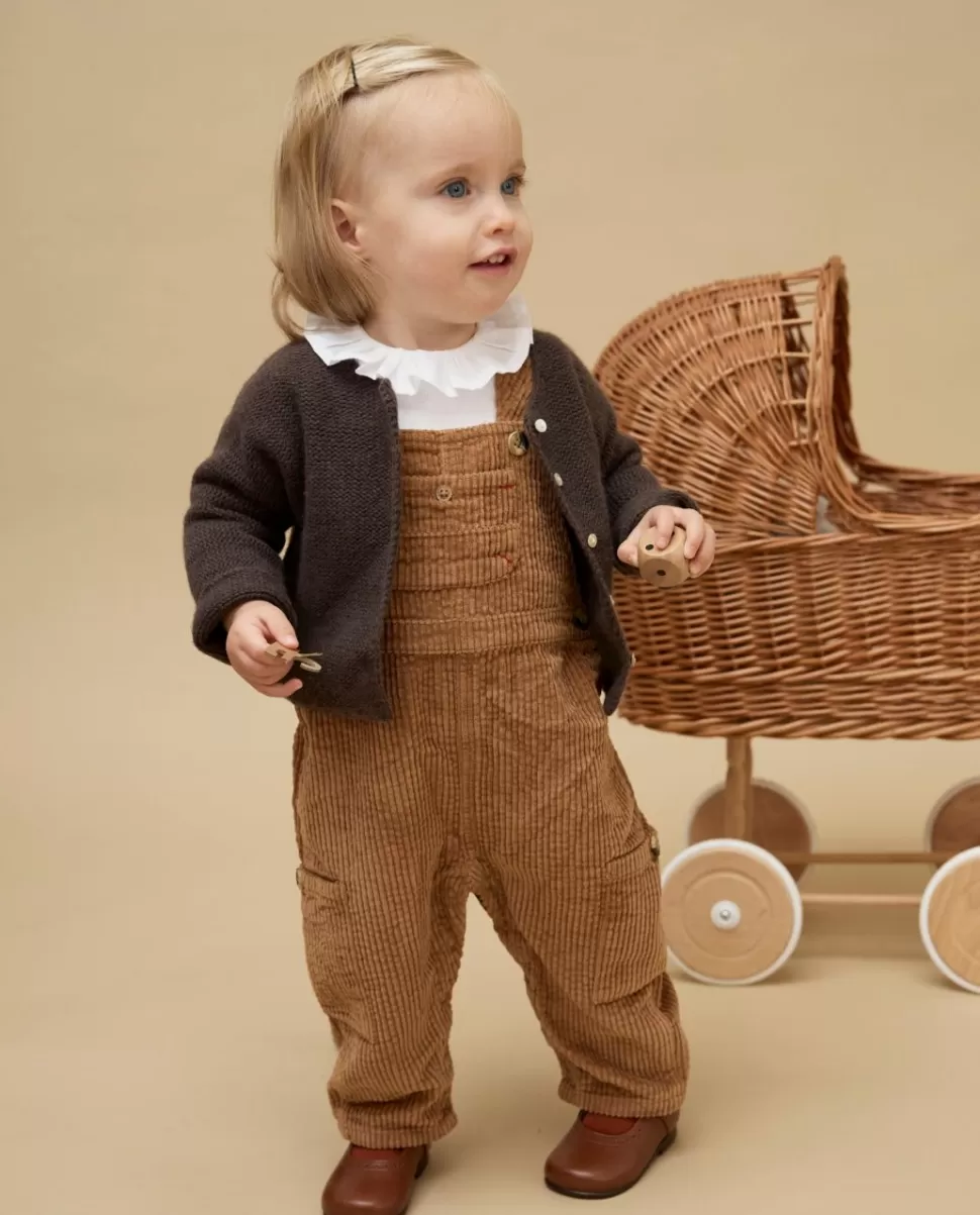 salopette_velours_camel_2.webp Acanthe Barboteuses, Salopettes & Combinaisons | Salopette velours